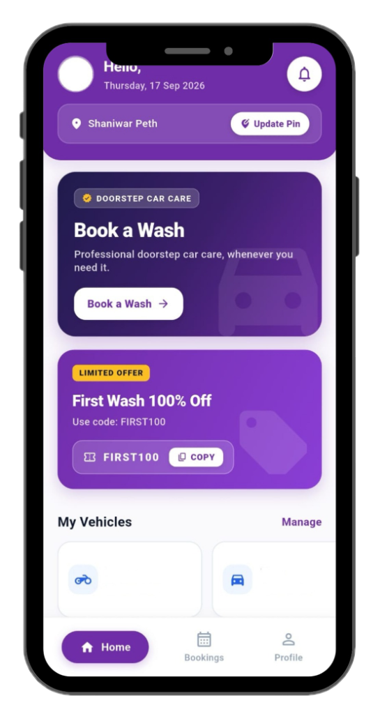 WaashKaro Mobile App